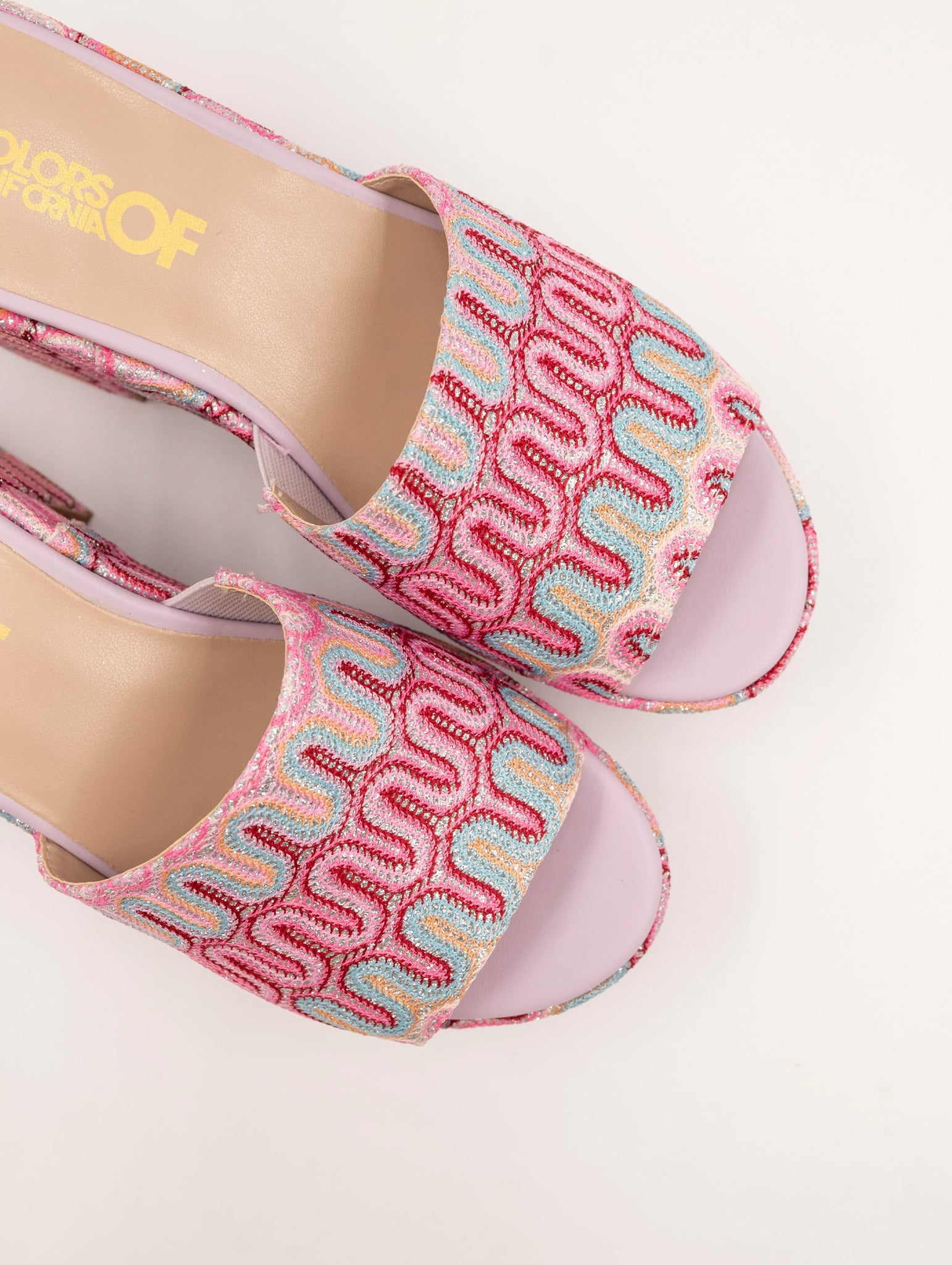 Sandalo Platform Colors of California Fantasia Onde Multicolor