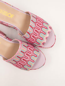 Sandalo Platform Colors of California Fantasia Onde Multicolor