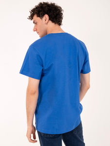 T-shirt Forza Romagna Manifattura Ceccarelli in Cotone Blu