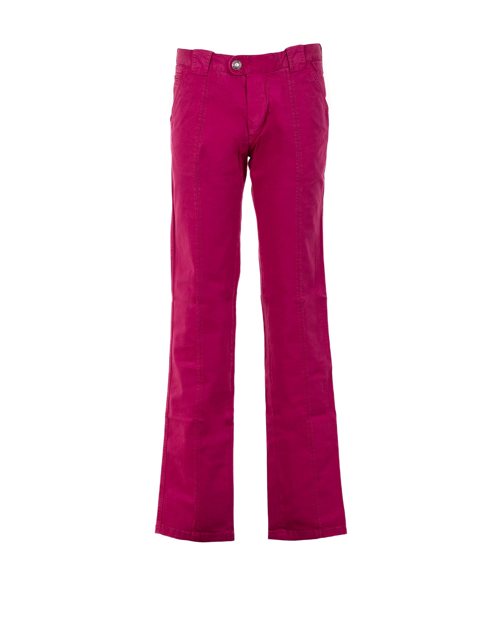 Pantaloni Barba Napoli in Cotone Magenta