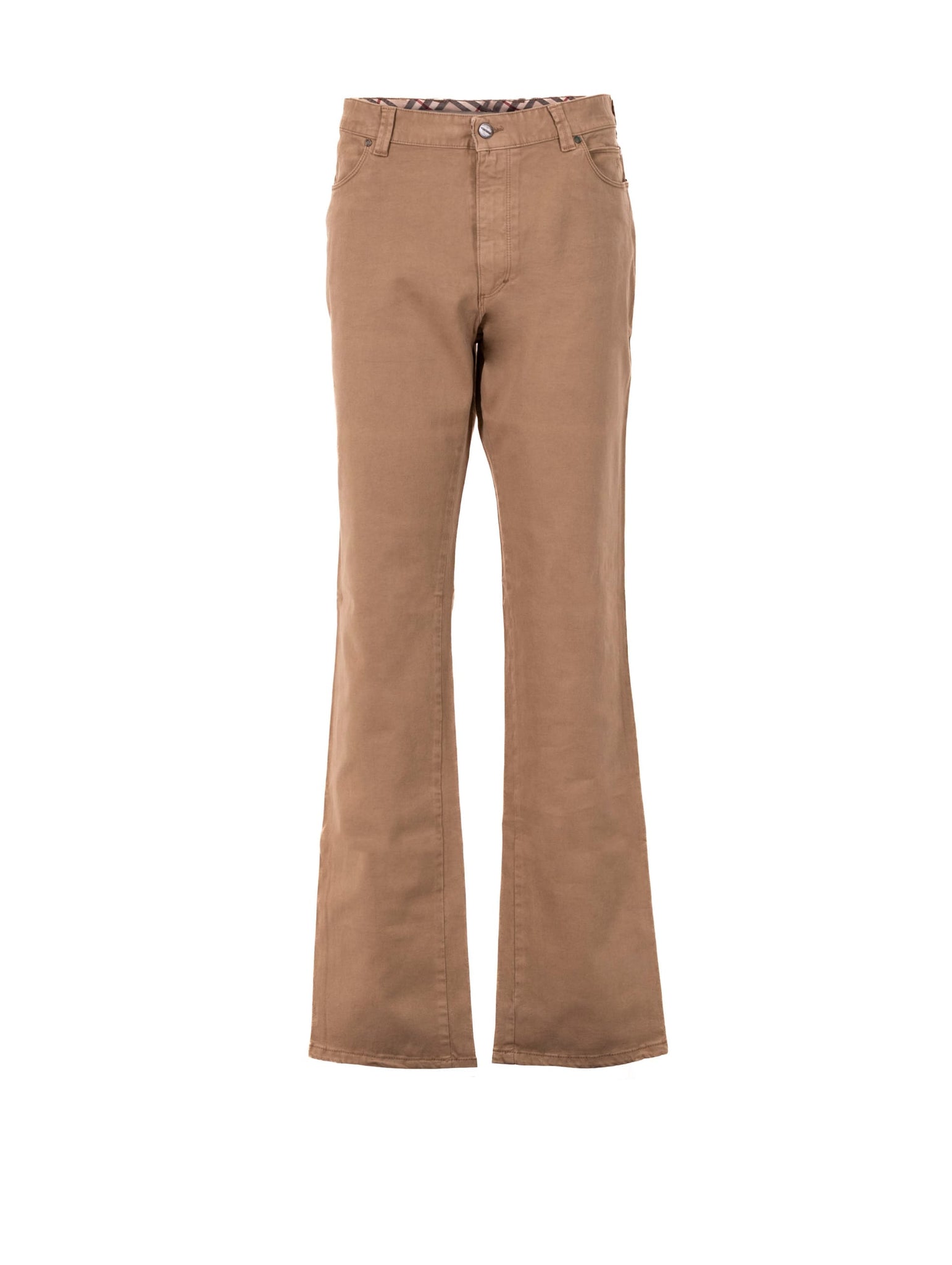 Pantalone Burberry in Cotone Beige