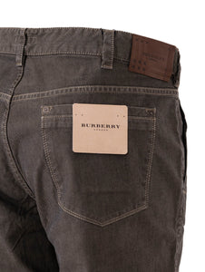 Jeans Burberry in Cotone Antracite