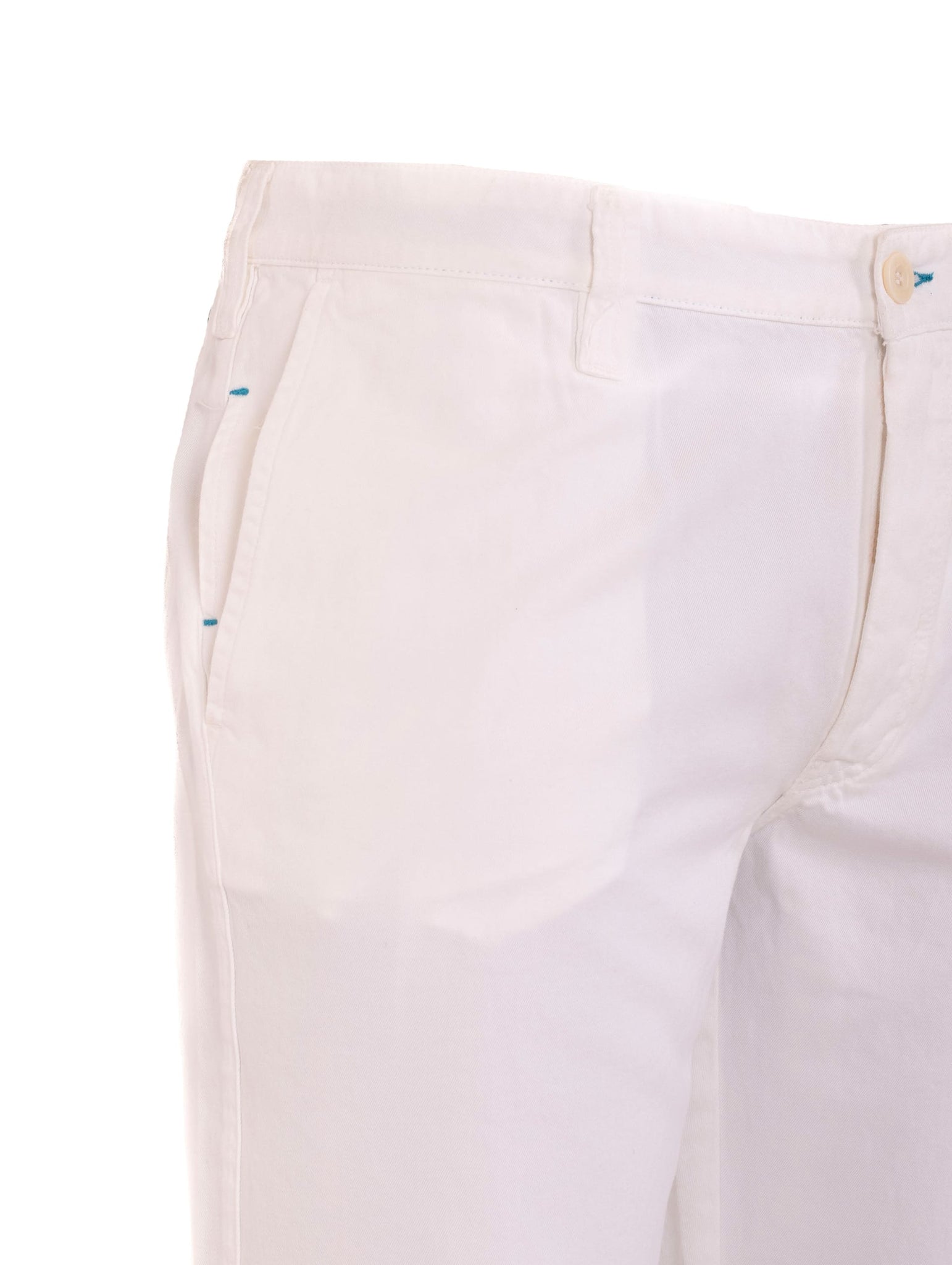 Pantalone Riva in Cotone Bianco