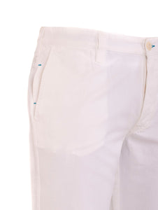 Pantalone Riva in Cotone Bianco