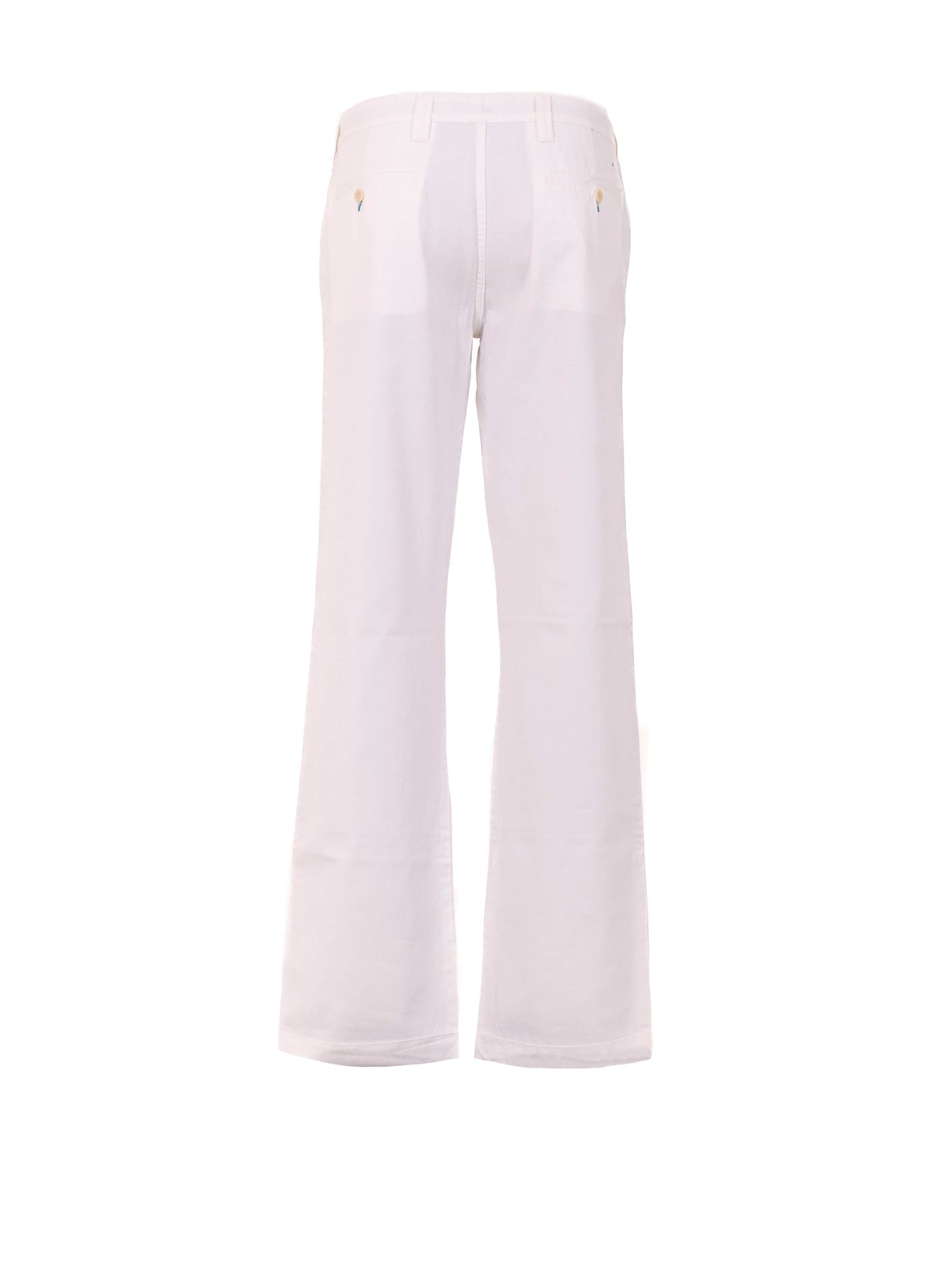 Pantalone Riva in Cotone Bianco