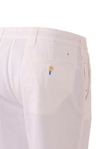 Pantalone Riva in Cotone Bianco