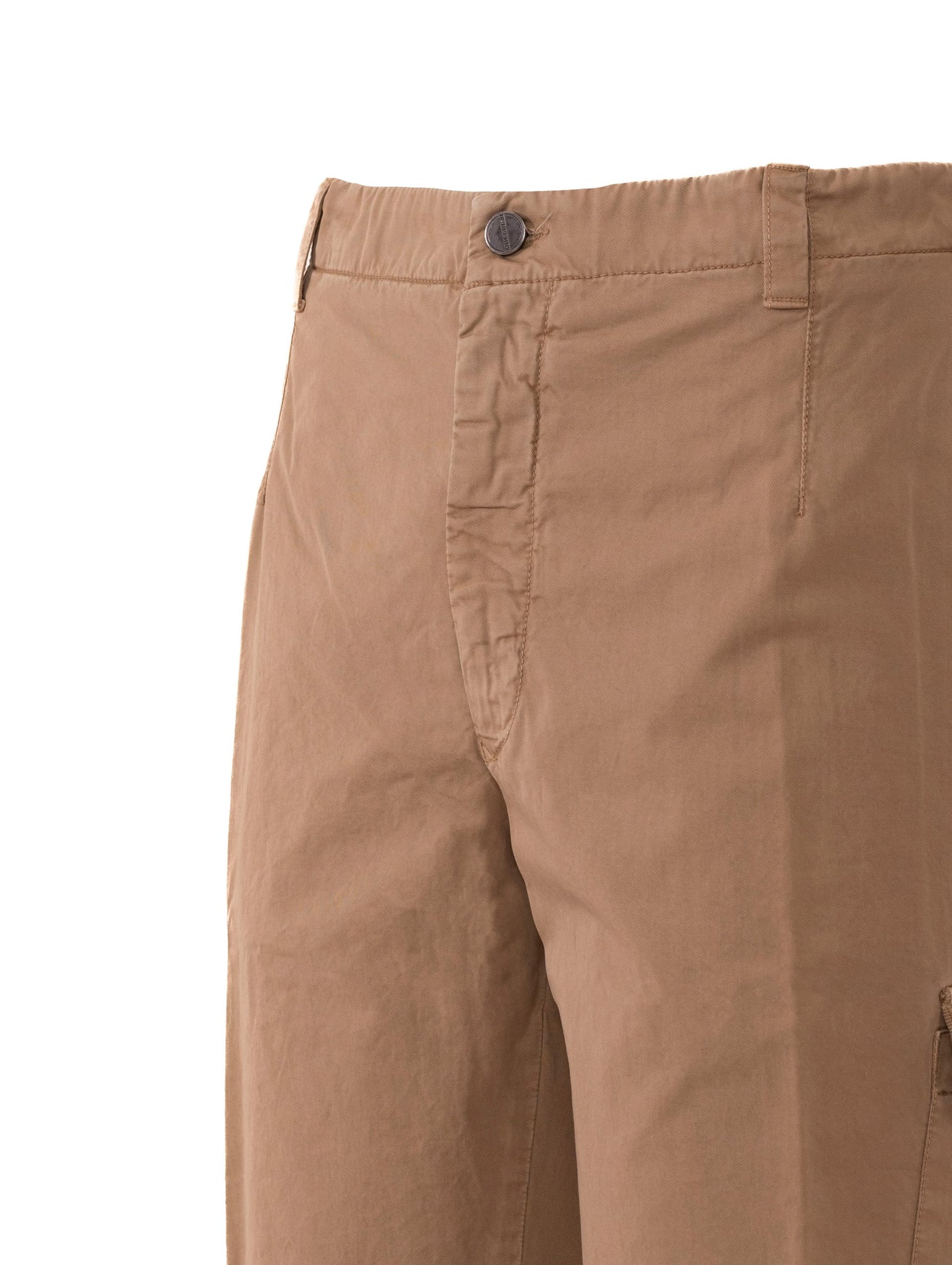 Pantalone Burberry in Cotone Cammello