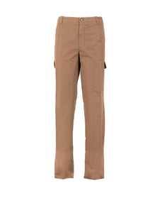 Pantalone Burberry in Cotone Cammello