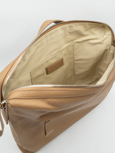 Borsa a Mano Orciani Soft in Pelle Beige