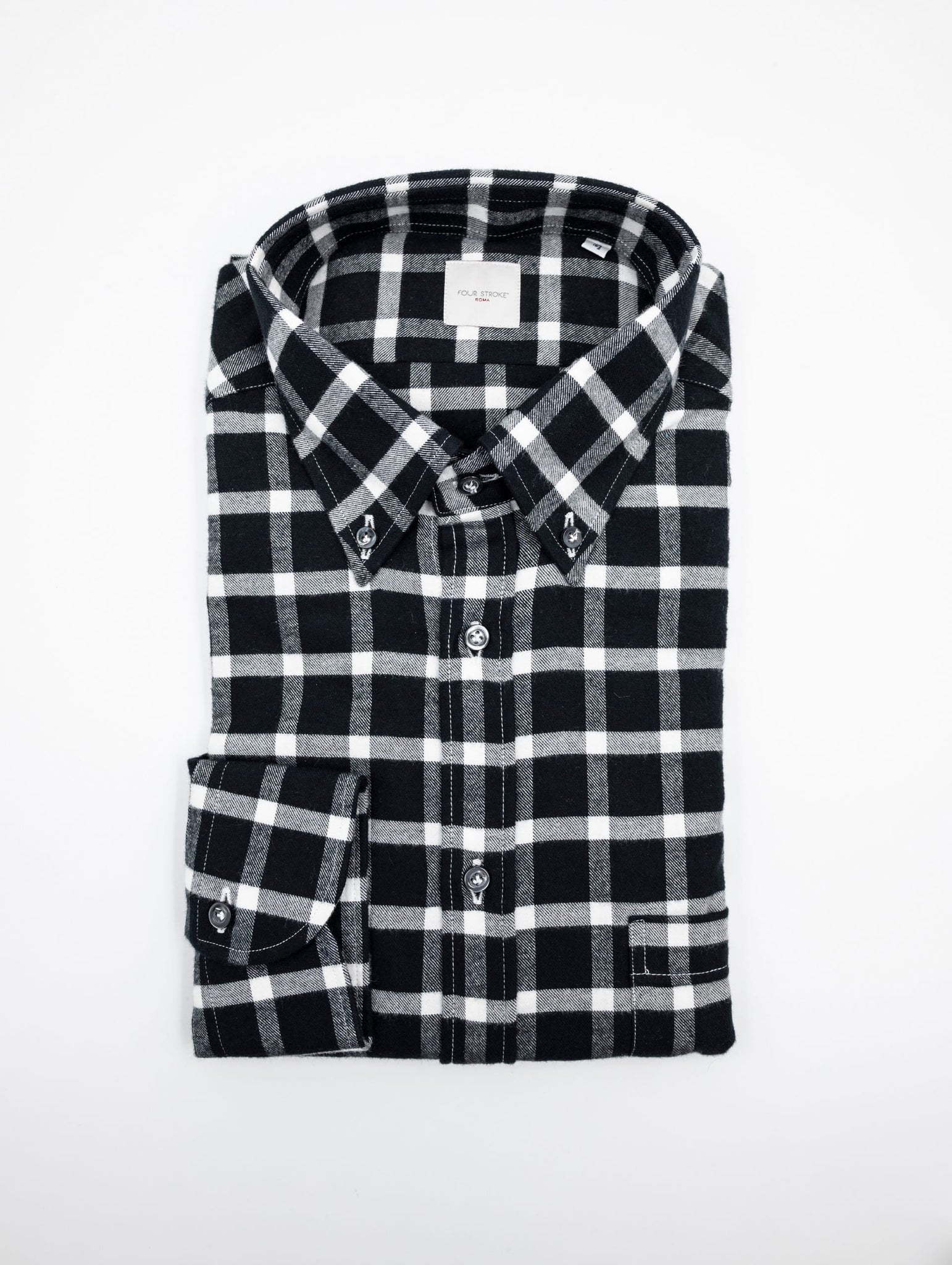 Camicia Four Stroke Button Down Check