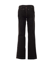 Pantalone Jaggy in Cotone con Rotture Nero