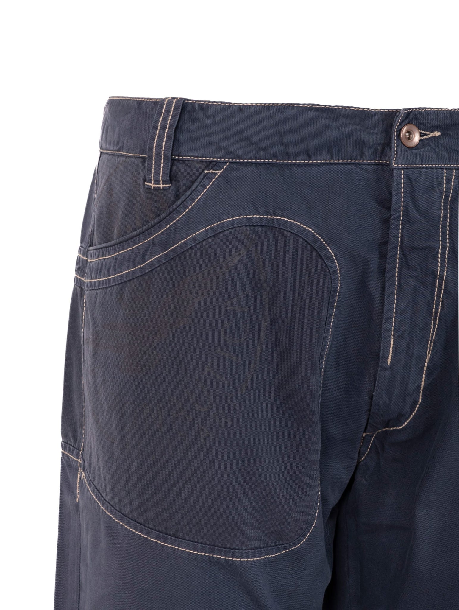 Pantalone Aeronautica Militare in Cotone Blu