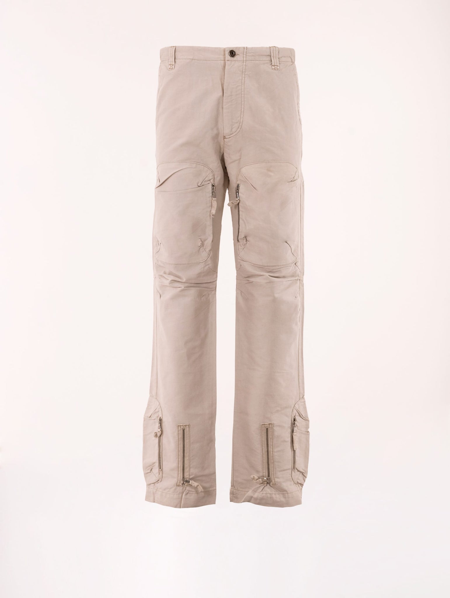 Pantalone Aeronautica Militare in Cotone Beige