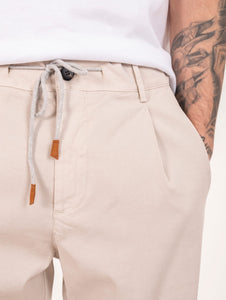 Pantalaccio Eleventy Milano in Lyocell e Cotone Beige