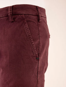 Pantalone Entre Amis in Cotone Prugna