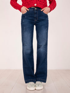 Jeans Wide Leg Mila J-cube Denim Scuro