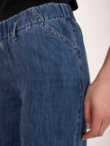 Jeans Wide Leg Zuta J-cube Denim Scuro