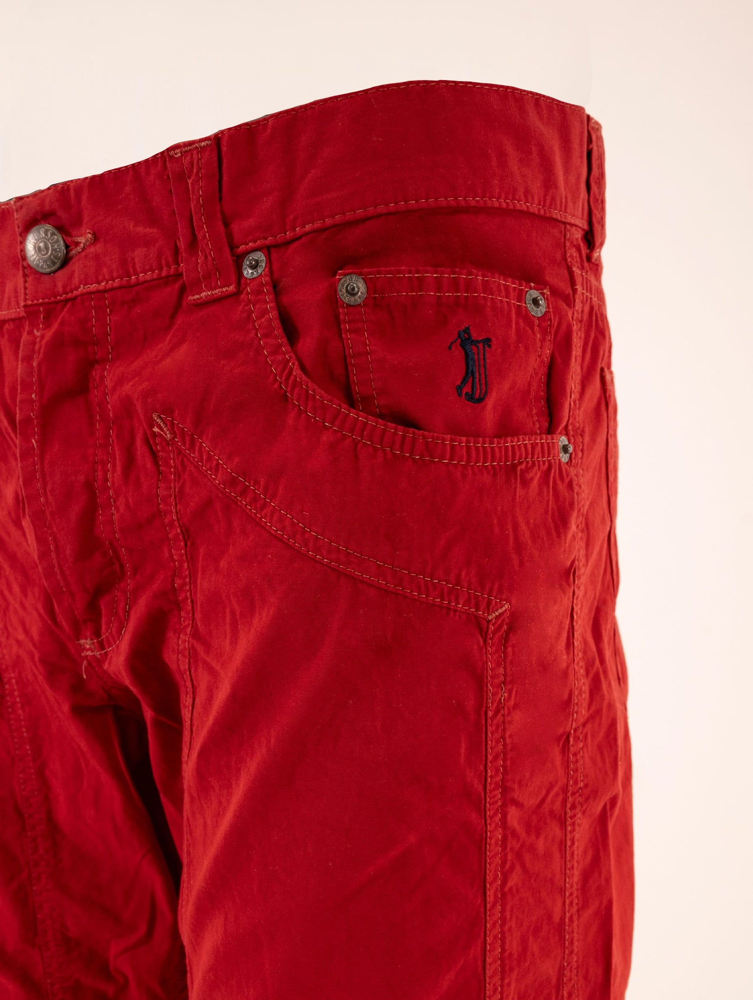 Pantalone Jeckerson in Cotone Rosso