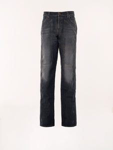 Jeans Jeckerson in Cotone con Rotture Denim Scuro