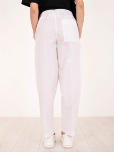 Pantalone Meimeij in Cotone Bianco