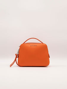 Mini Bag Chéri Vanity in Pelle Liscia Arancio