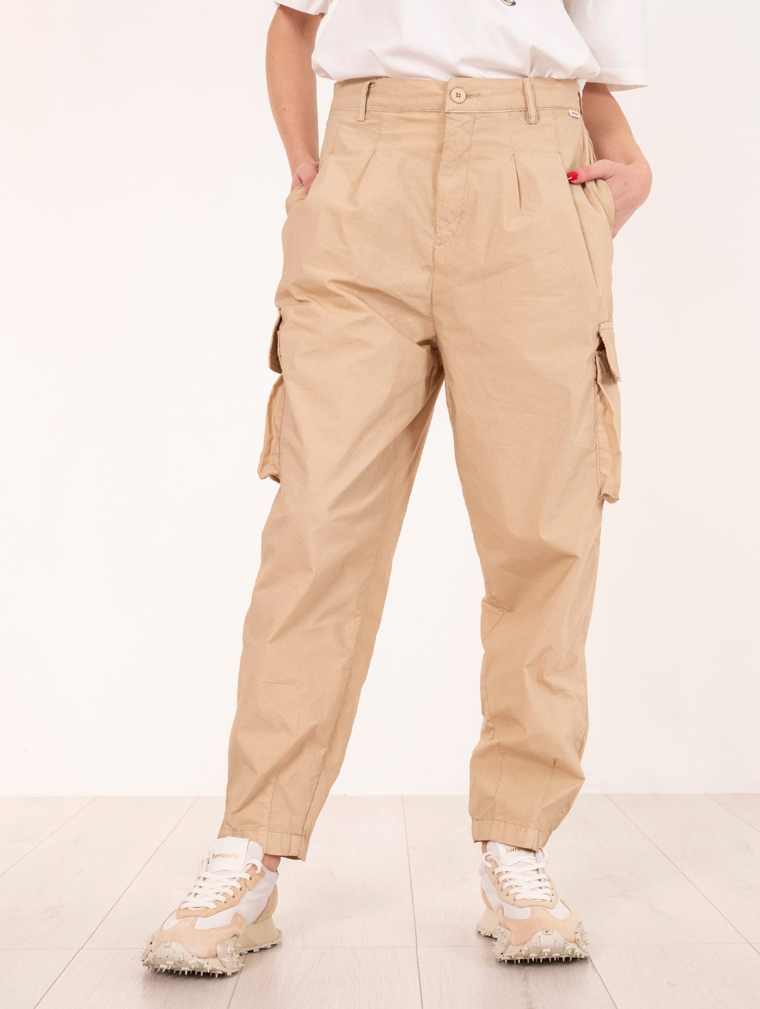 Pantalone Cargo Jungle Roy Roger's Sabbia