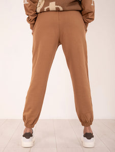 Pantalone Tuta Apxx Essentiel Al Ain in Cotone Cammello