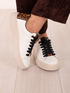 Sneakers London Alexander Smith in Pelle Bianca e Mac Sand