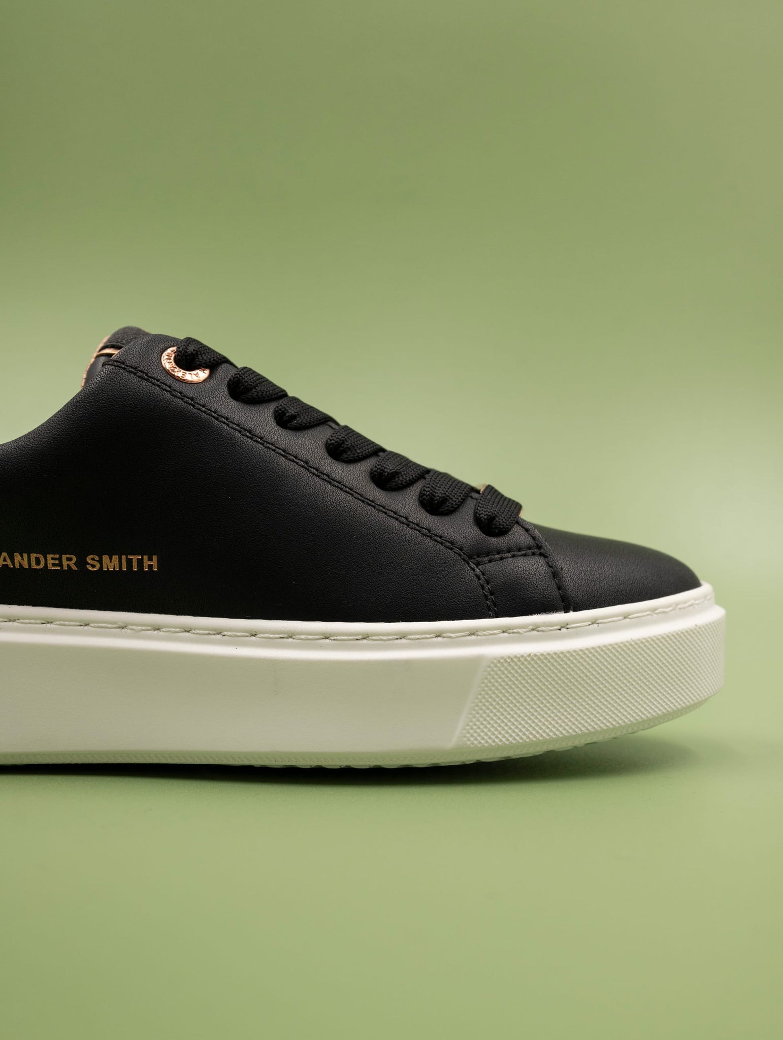 Sneakers London Alexander Smith in Pelle Nera