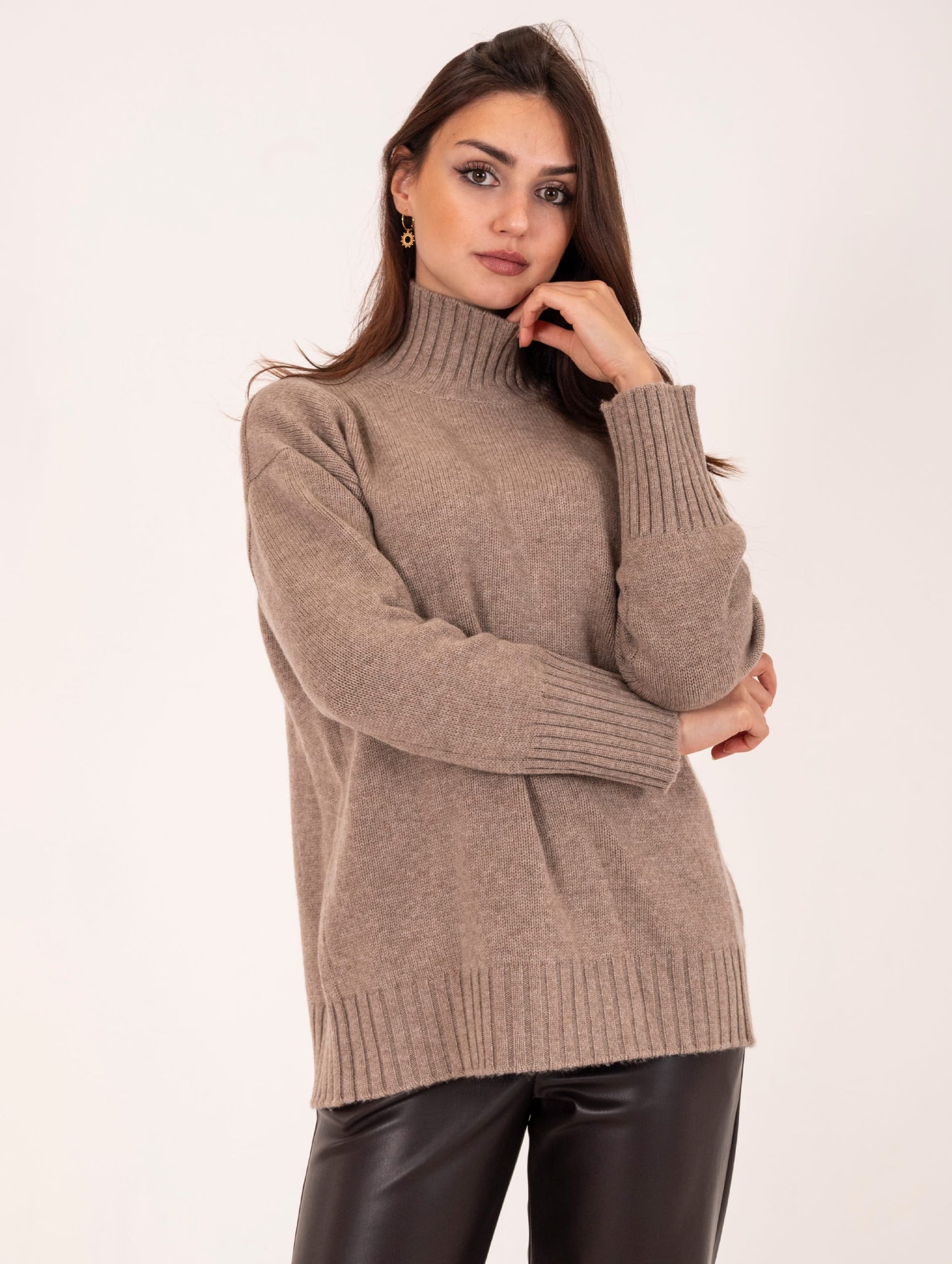 Pull Spacco Alpha Studio in Lana e Cashmere Corda