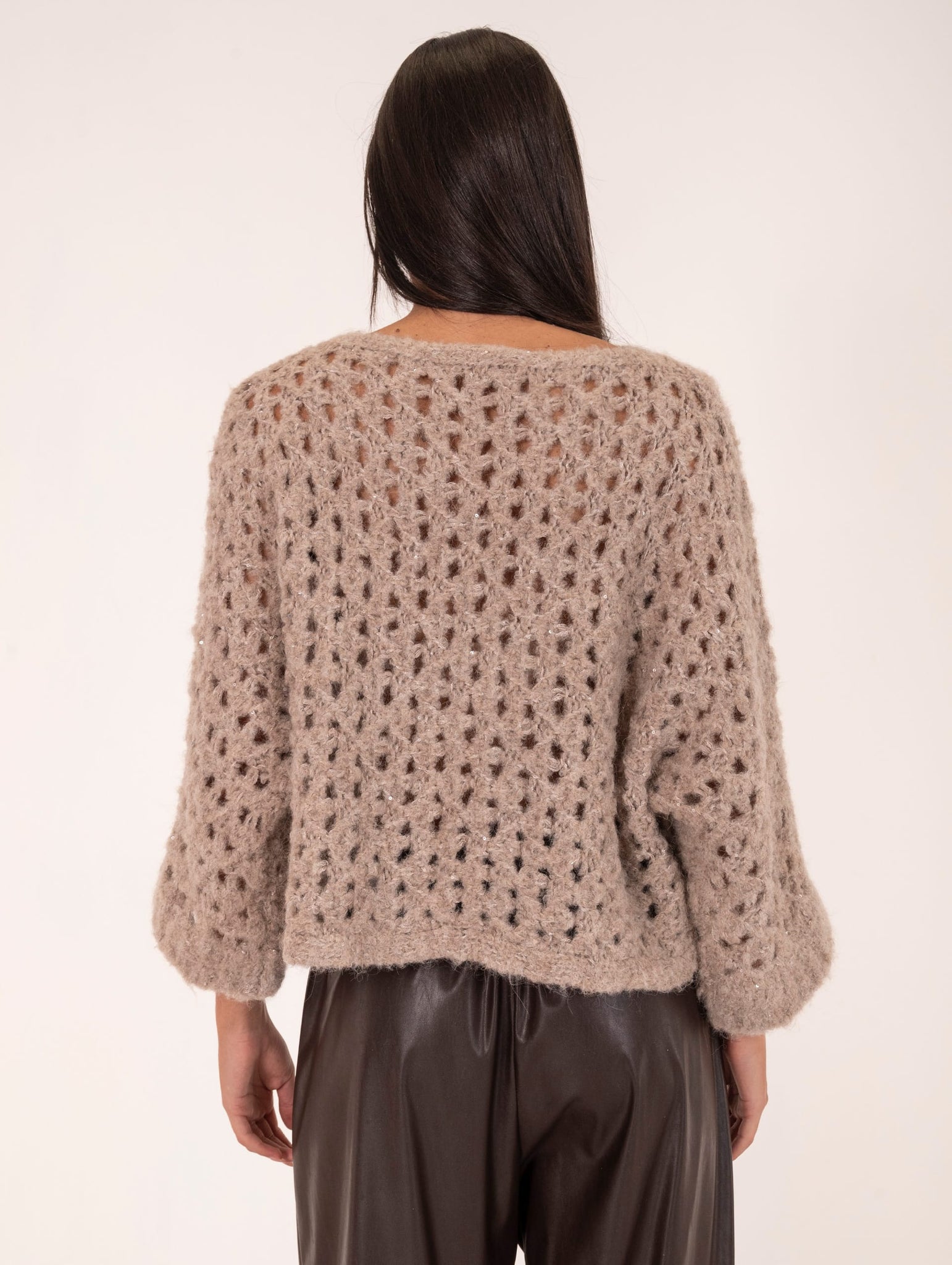 Pullover Diamante Antonelli in Alpaca Corda