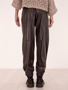 Pantalone Antonelli Firenze in Nappa Marrone