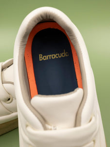 Sneakers Crane Barracuda in Pelle Bianca