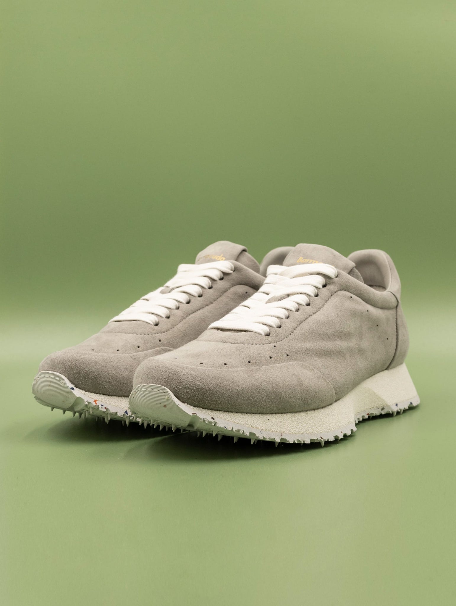 Sneakers Vintage Barracuda in Suede Grigia