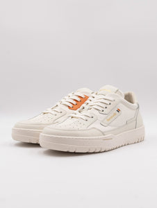 Sneakers Barracuda Earving in Vitello Bianco