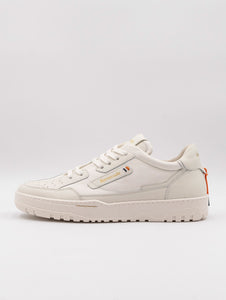 Sneakers Barracuda Earving in Vitello Bianco