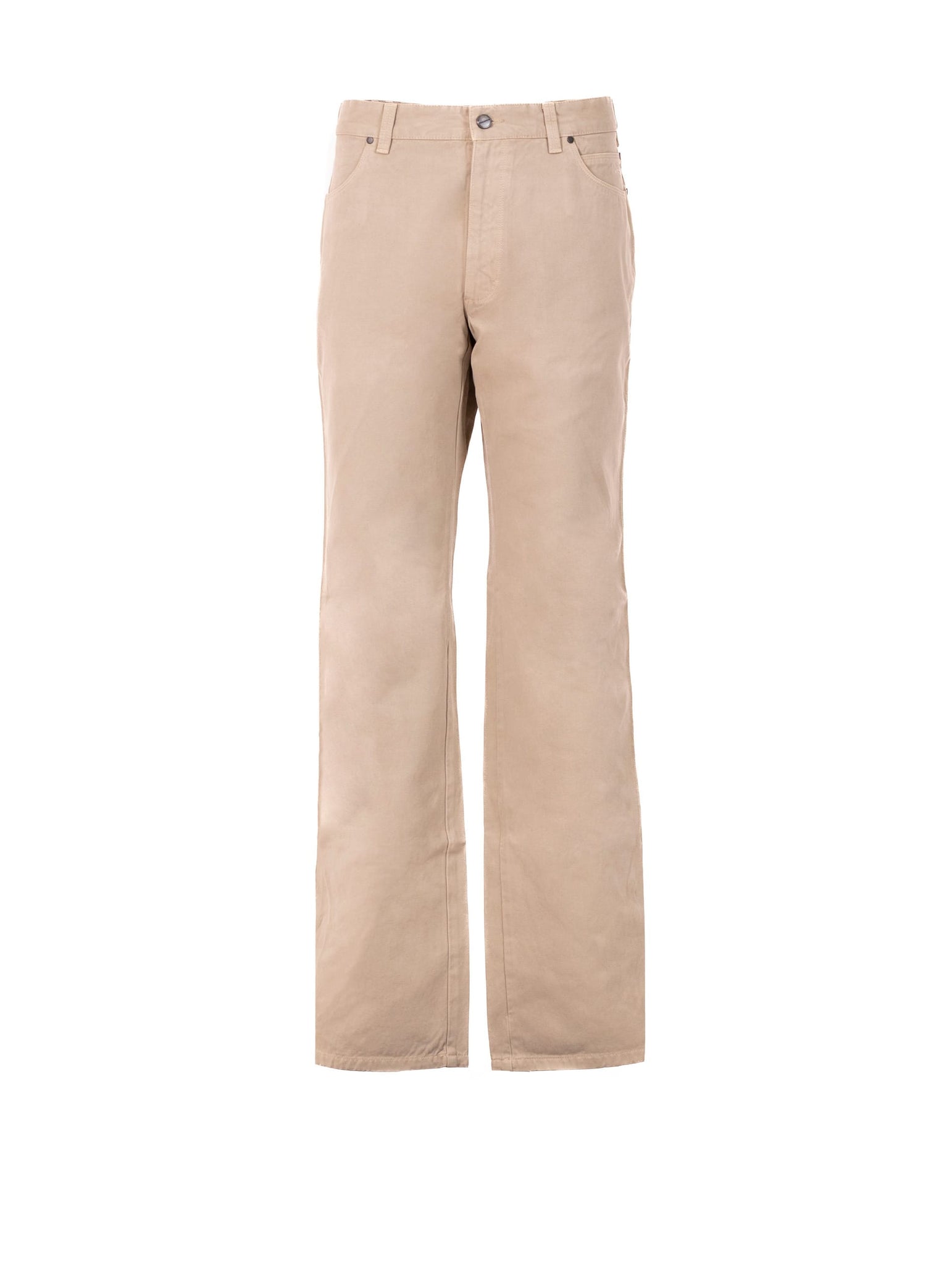 Pantalone Burberry in Cotone Beige