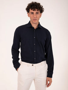 Camicia Circolo 1901 in Jersey Navy