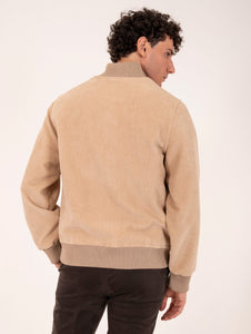 Bomber Valstar Circolo 1901 in Velluto a Coste Beige