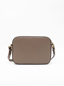 Borsa Coccinelle Beat in Pelle Martellata Taupe