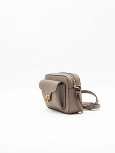 Minibag Coccinelle Beat in Pelle Martellata Taupe