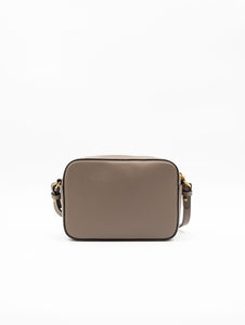 Minibag Coccinelle Beat in Pelle Martellata Taupe