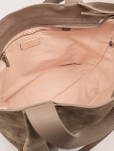 Borsa Oliver Coccinelle in Suede Taupe