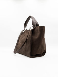 Borsa Oliver Coccinelle in Suede Marrone