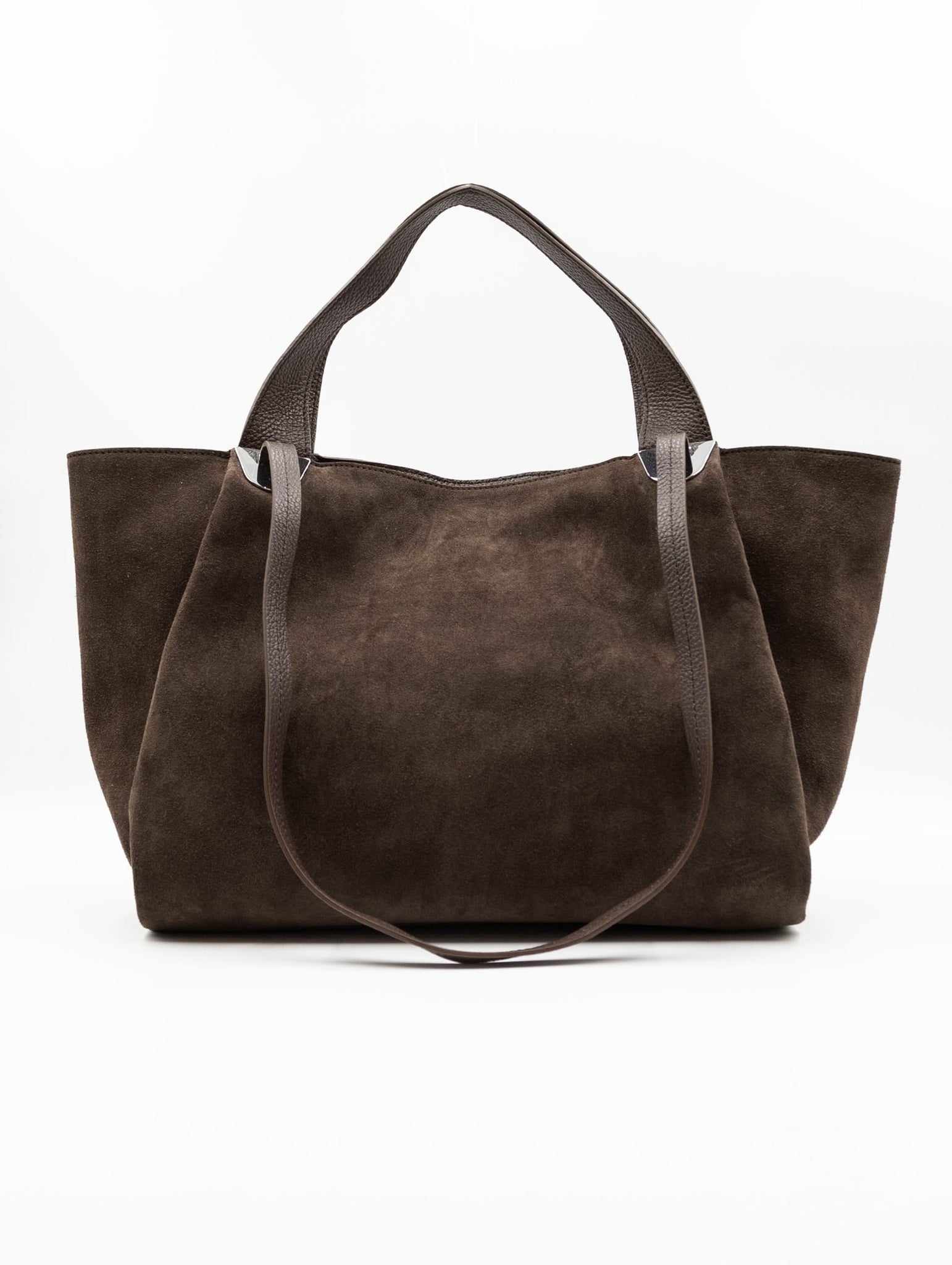 Borsa Oliver Coccinelle in Suede Marrone