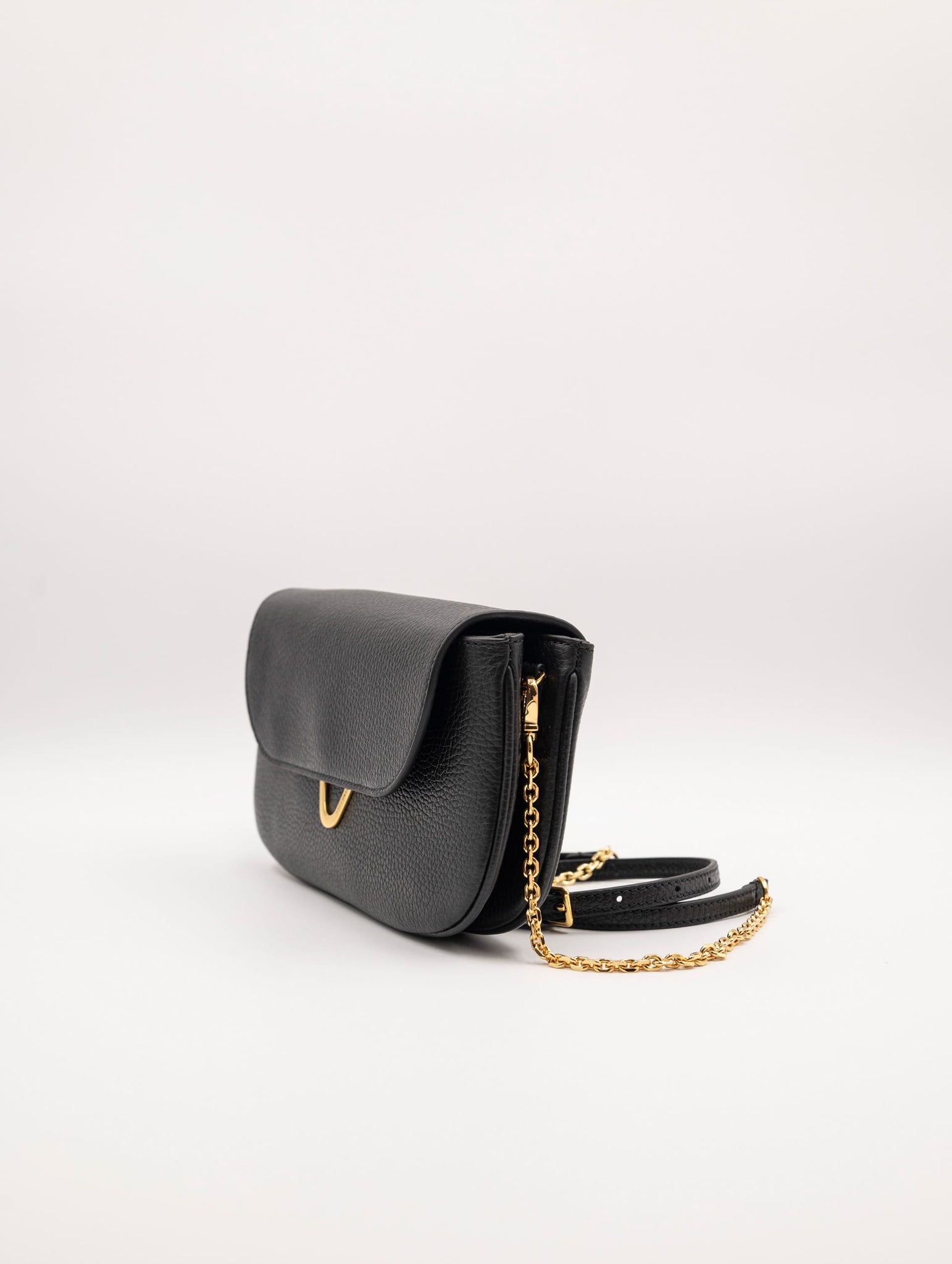 Minibag Dew Coccinelle in Pelle Nera