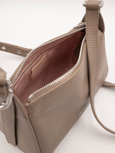 Borsa Bishop Coccinelle in Pelle Taupe