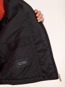 Bomber Covert in Tessuto Tecnico Nero