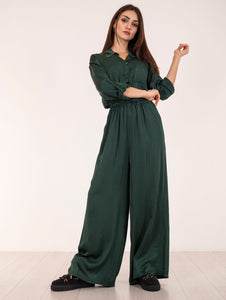 Jumpsuit Daniele Fiesoli in Viscosa Verde