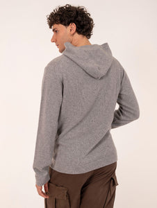 Felpa con Cappuccio Daniele Fiesoli in Eco Cashmere Cenere